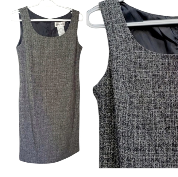 Danny & Nicole Minimalistic Office Business Sleeveless Dress 6P - Picture 1 of 16